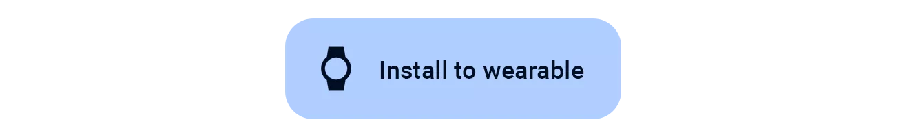 Companion app Install button