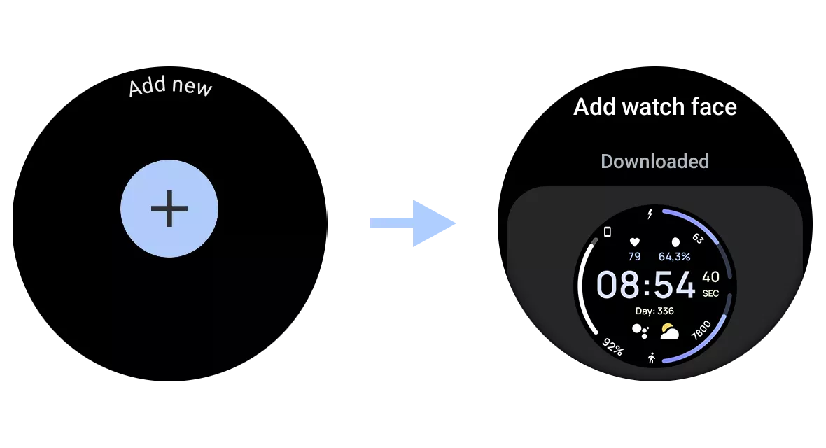 Google Play drop-down install menu